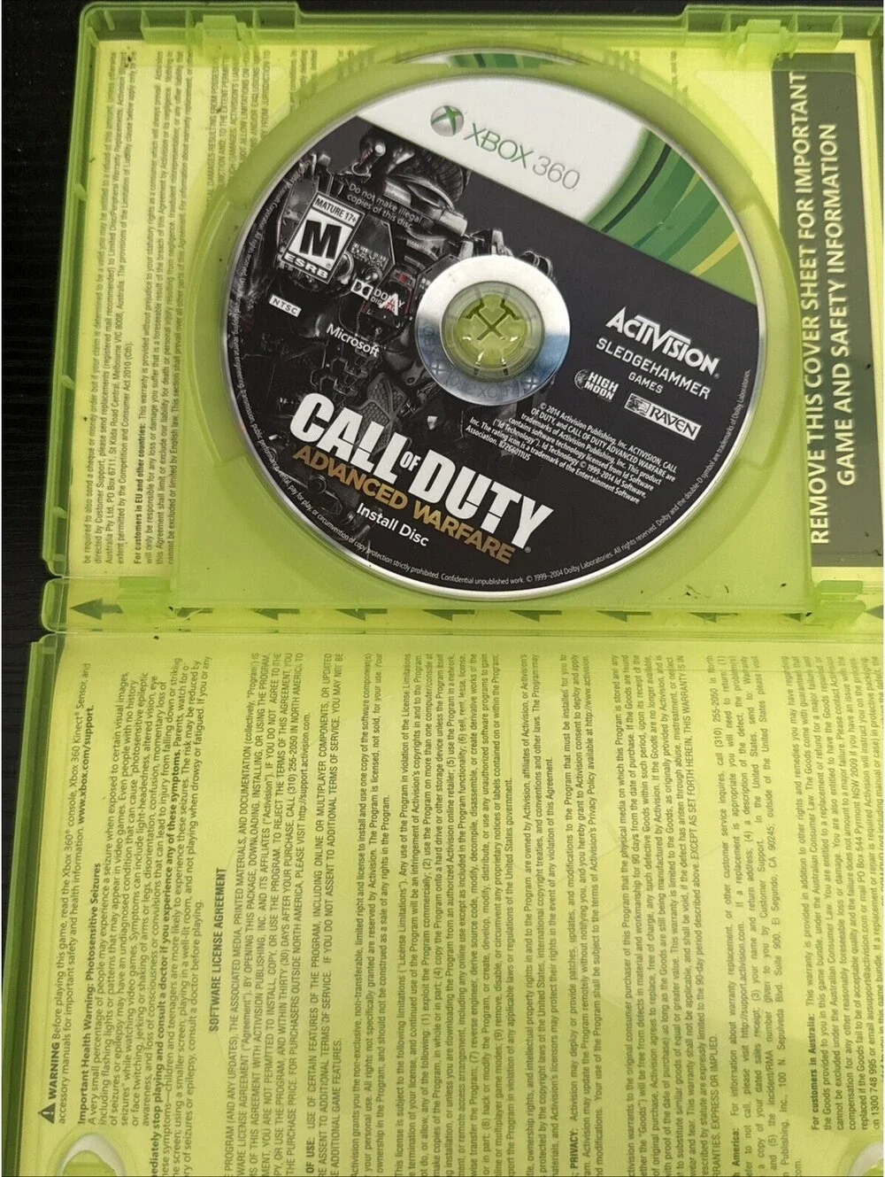 Call of Duty: Advanced Warfare - Day Zero Edition - Microsoft Xbox 360